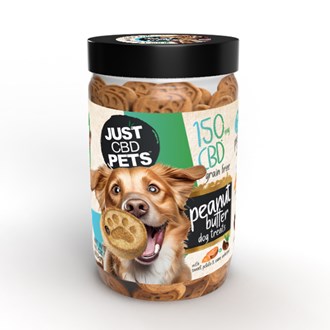Peanut Butter Dog Treats (Sweet Potato & Cane Molasses) 150mg