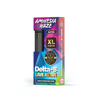 D8 Live Resin Disposable Amnesia Haze 2 Grams