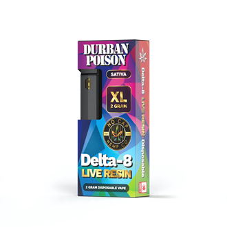 D8 Live Resin Disposable Durban Poison 2 Grams