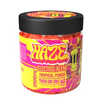 Haze Sativa Electric Blend  Tropical Punch 2000mg Gummy 