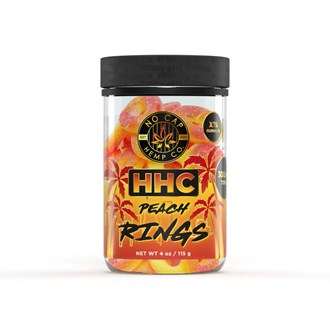 NoCap - HHC Gummy Rings Peach 300mg