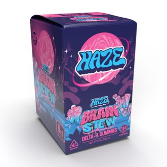Haze Hybrid Brain Stew Red Raspberry  8 COUNT BOX 