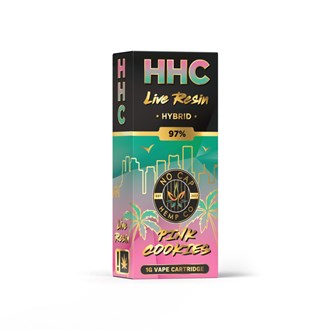 NoCap - HHC + Live Resin Vape Carts 1g Pink Cookies