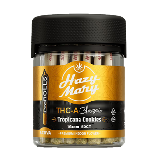 Hazy Mary THC-A Pre-rolls Tropicana Cookies 1G / 50CT Jar