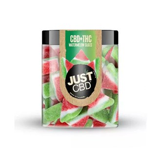 Just CBD + THC Watermelon  Gummies 1000 MG