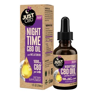 Just CBD Night Time Tincture 1000 mg 