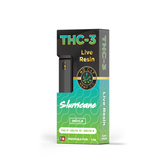 THC-3O Live Resin Disposable: Slurricane 2g